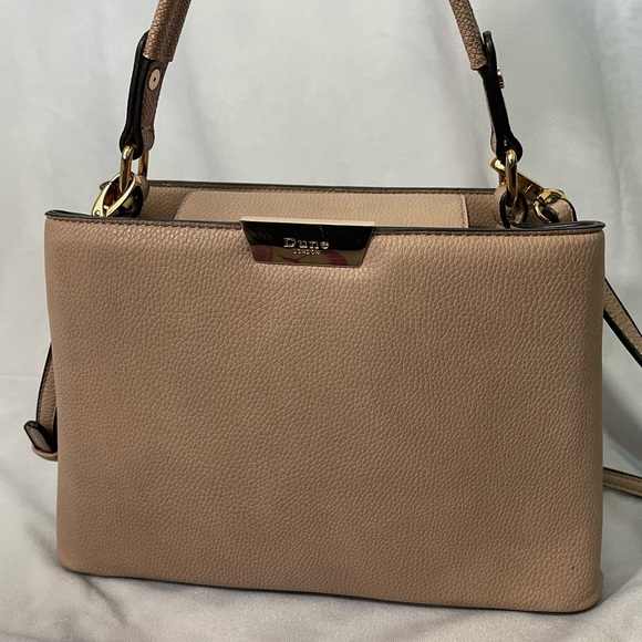 Dune London Handbags - Elegant Tan/Pink Handbag